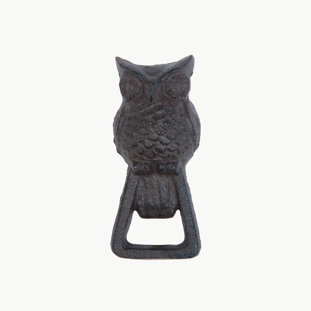 Flaschenöffner Eule aus Gusseisen von Clayre & Eef