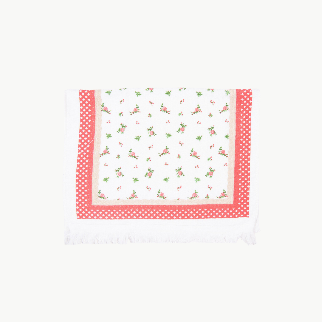 Gästehandtuch mit Streublümchen von Clayre & Eef