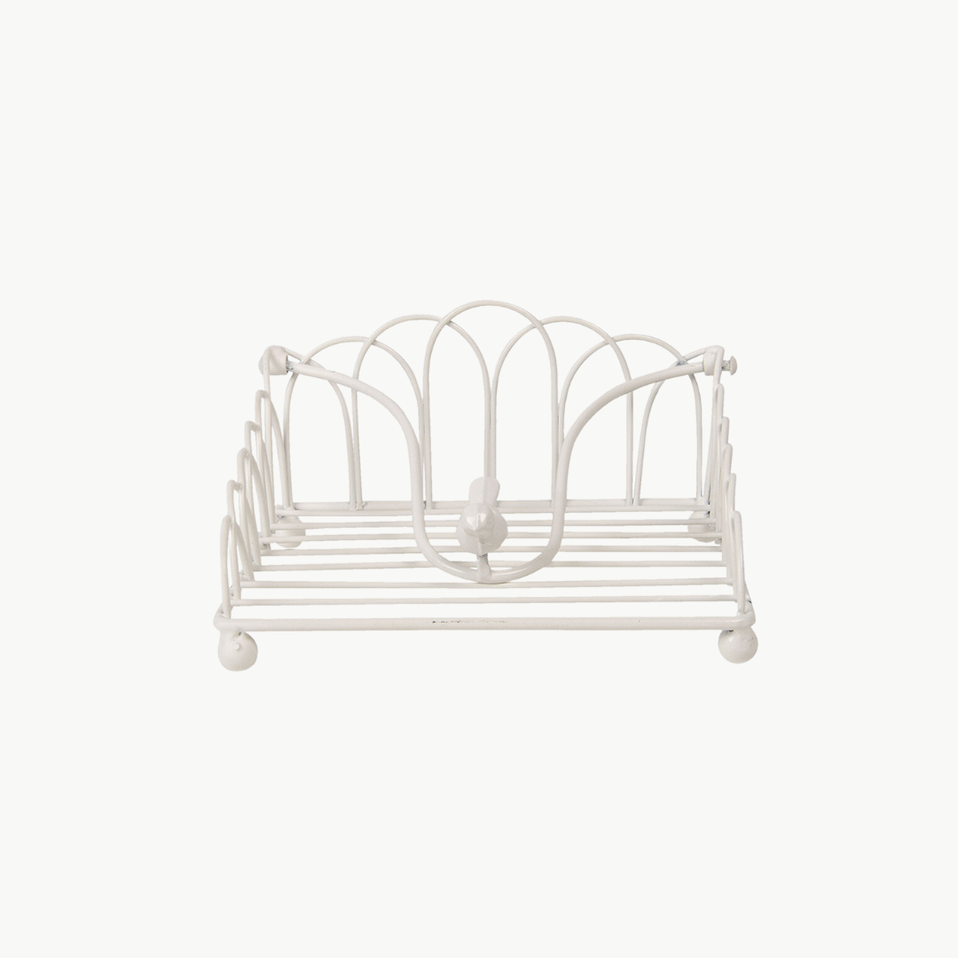 Serviettenhalter weiß Eisen von Clayre & Eef