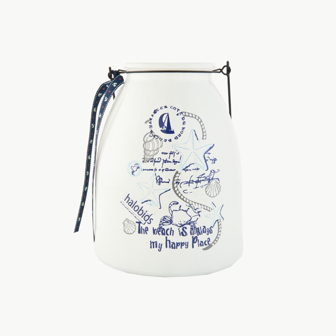 Windlicht maritim groß 14 x 19 cm Clayre & Eef