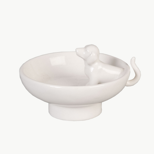 Schmuckschale Hund von Clayre & Eef aus Keramik