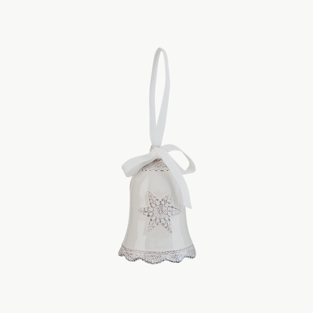 Weihnachtsglocke Ø 8 x 11 cm Sternmotiv Clayre & Eef