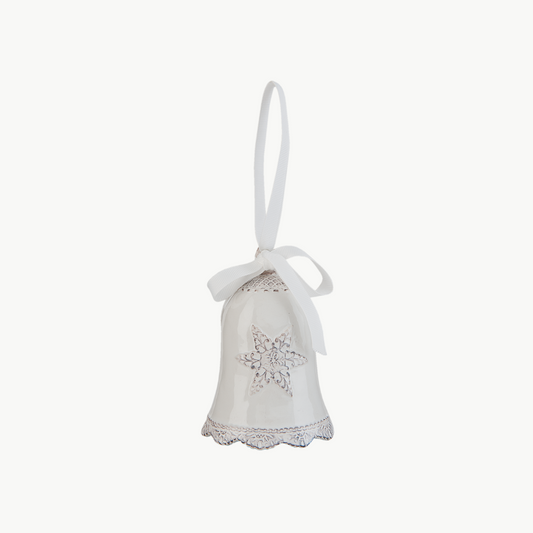 Weihnachtsglocke Ø 8 x 11 cm Sternmotiv Clayre & Eef