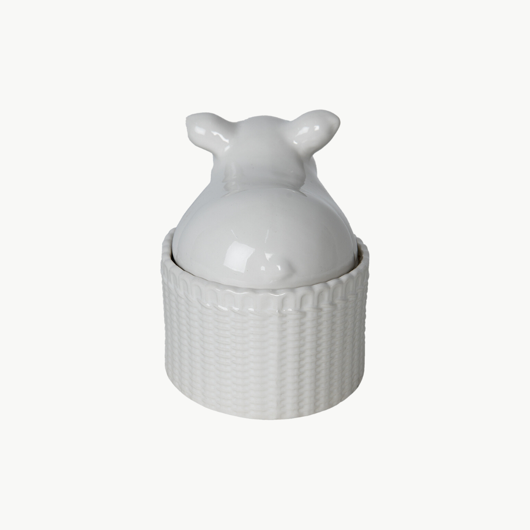 Servierschale Schwein mit Deckel von Clayre & Eef