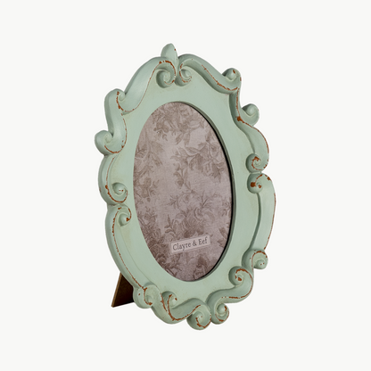 Bilderrahmen Antik Design grün von Clayre & Eef