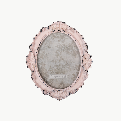 Bilderrahmen Antik Design rosa von Clayre & Eef