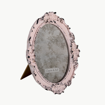 Bilderrahmen Antik Design rosa von Clayre & Eef