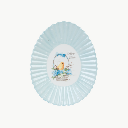 Dekoschale Ostern oval aus Keramik von Clayre & Eef