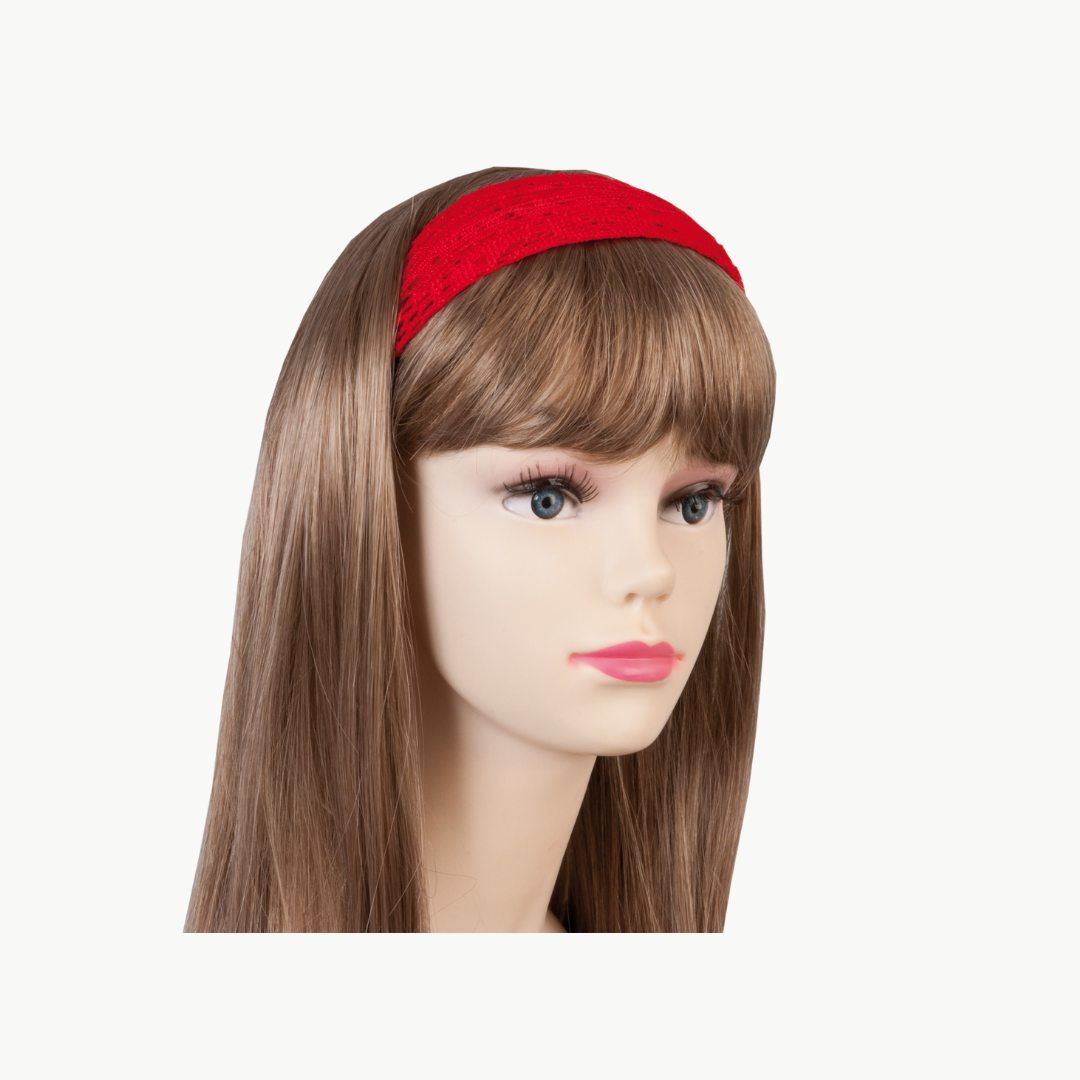 Haarband im Spitzenlook rot von Clayre & Eef