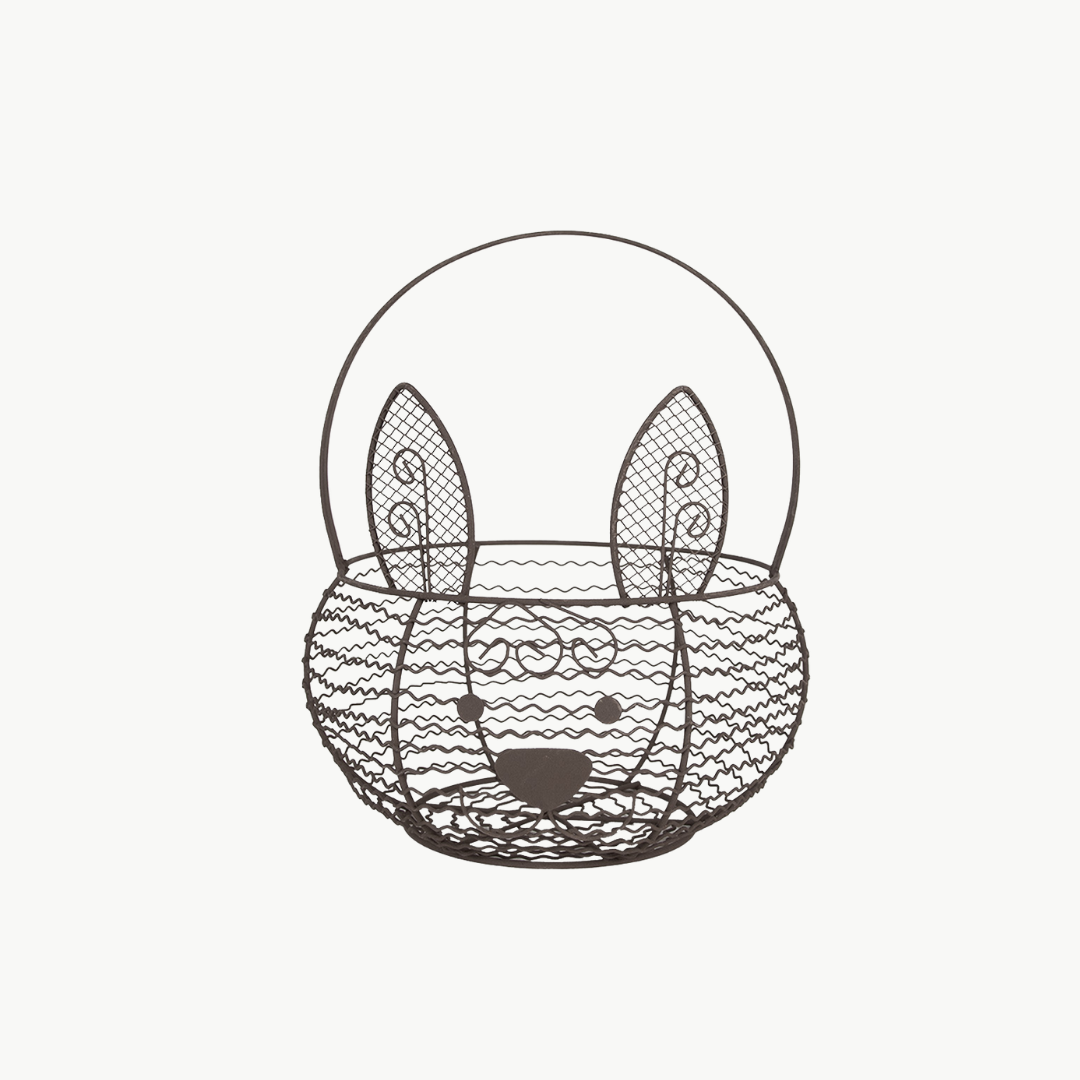 Korb Kaninchen braun von Clayre & Eef Ø 20x12/27cm