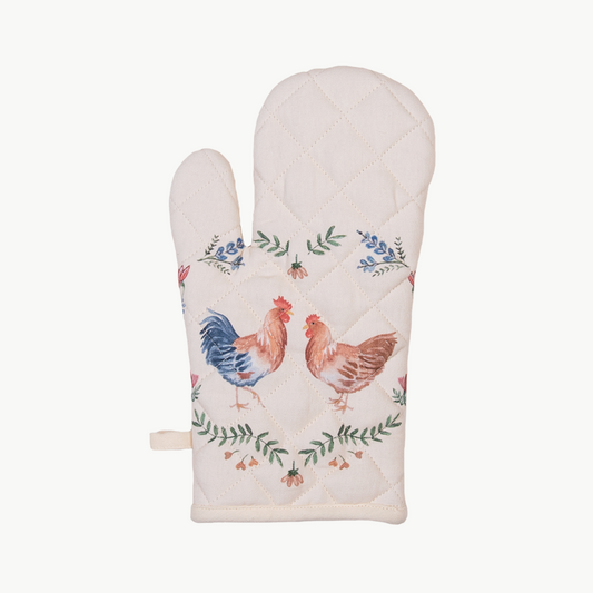 Ofenhandschuh Chicken and Rooster Clayre & Eef