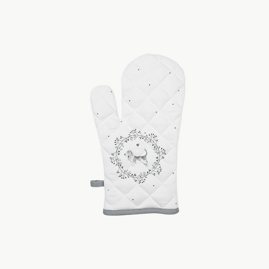 Ofenhandschuh Serie Lovely Grey Dog von Clayre & Eef