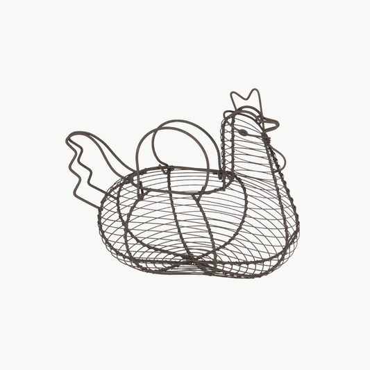 Osterkörbchen Huhn mit Henkel von Clayre & Eef