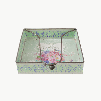 Serviettenhalter Les Fleurs von Clayre & Eef Blumenmotiv