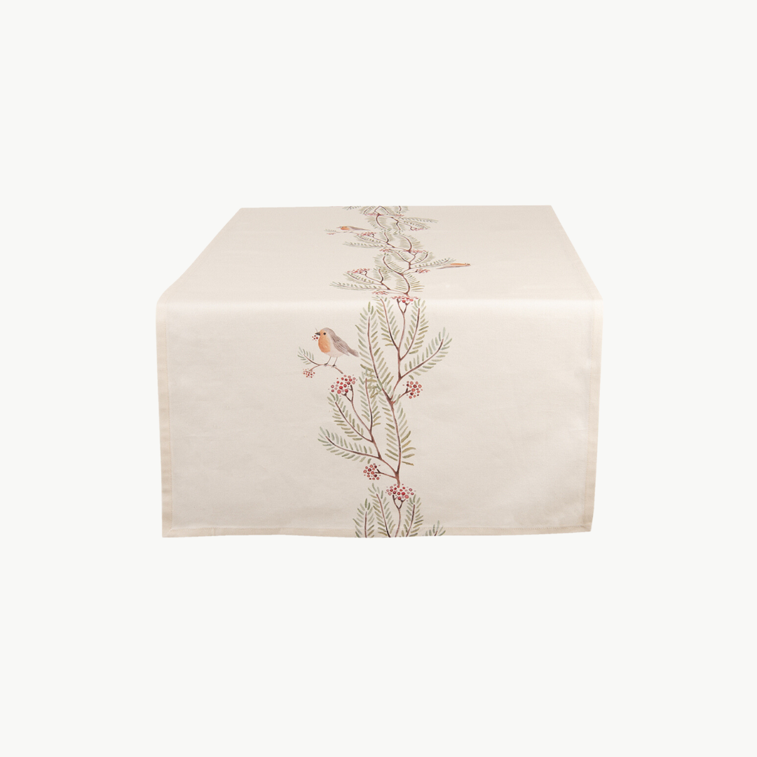 Tischläufer Vintage Green Pine von Clayre & Eef