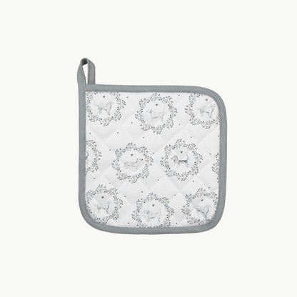 Topflappen Serie Lovely Grey Dog von Clayre & Eef