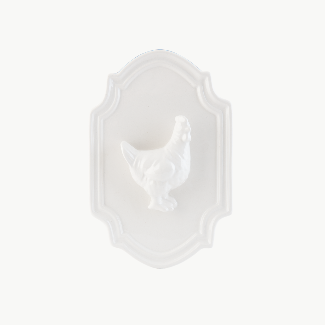 Wanddekoration aus Keramik Huhn Clayre & Eef