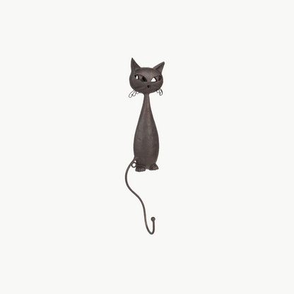 Wandhaken Katze braun von Clayre & Eef