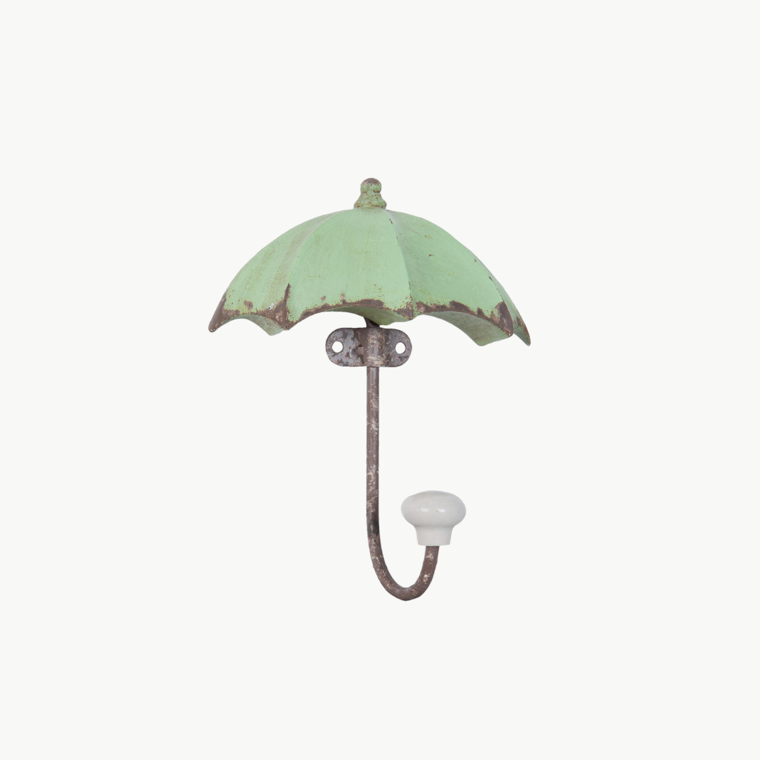 Wandhaken Schirm Shabby Chic von Clayre & Eef