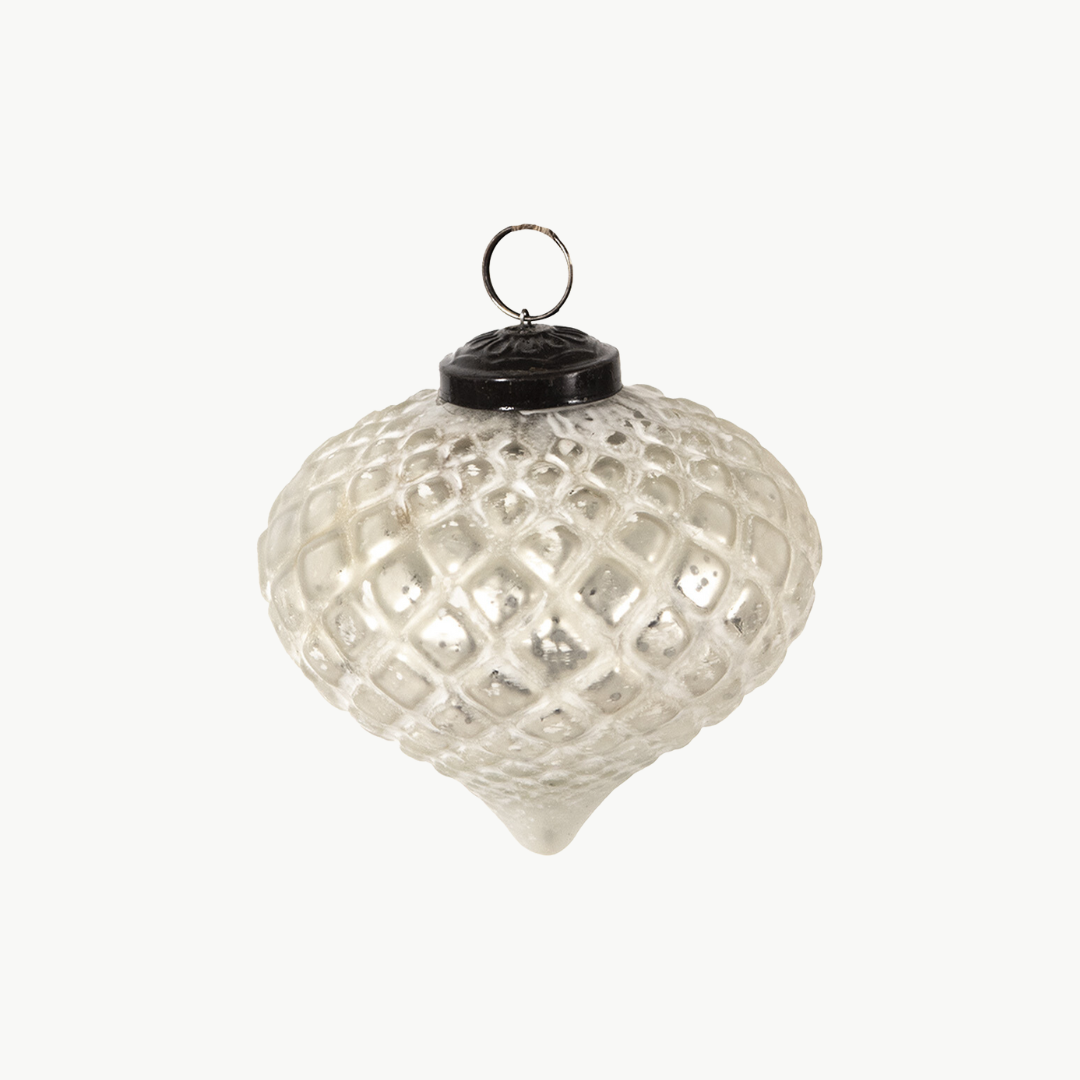 Weihnachtskugel Ø 10 cm Rautenmuster Clayre & Eef